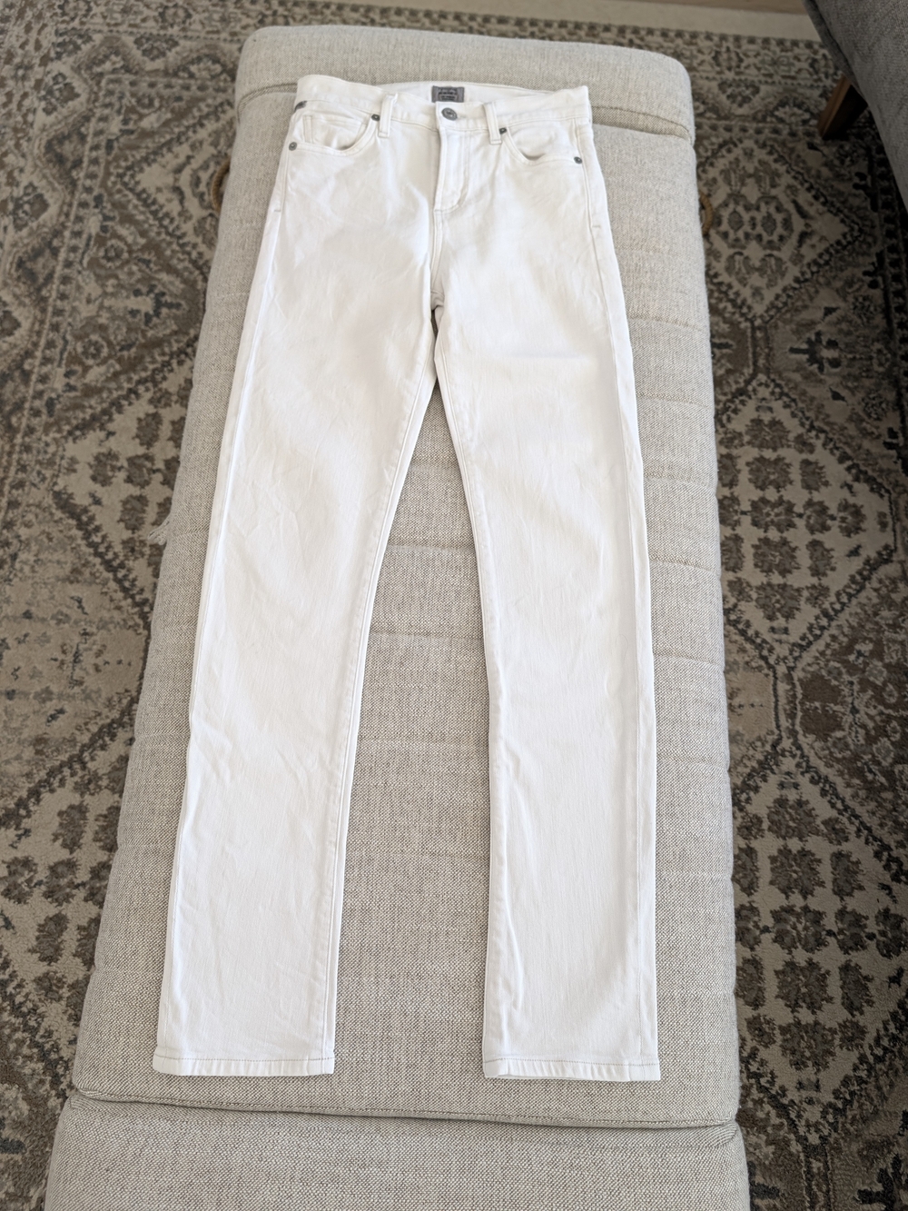 Citizens of Humanity Harlow high rise slim Jeans in White Size 24